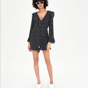 ZARA POLKA DOT ROMPER